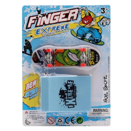 Pokronc Finger-Skateboards, Hand-Skating-Brett-Spielzeug, Finger-Skating-Tricks, Verbessert Die Feinmotorik, Kreative Deck-Designs, 17 cm, Für Männer Und Frauen von Pokronc