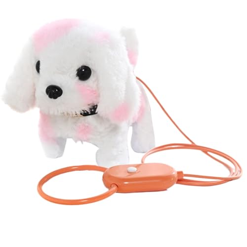 Pokronc Interactive Walking Dog Toy | Realistic Electronic Robot Puppy with Barking & Wagging Tail | Live Pets Toy | Plush Stuffed Animal Dog with Movements | Engaging Pet Dog Robot for Fun Playtime von Pokronc