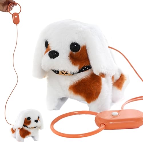 Pokronc Interactive Walking Dog Toy | Realistic Electronic Robot Puppy with Barking & Wagging Tail | Live Pets Toy | Plush Stuffed Animal Dog with Movements | Engaging Pet Dog Robot for Fun Playtime von Pokronc