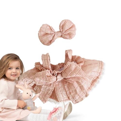 Pokronc Kleidung für Kuscheltiere,Babypuppenkleider,17cm Bitty Babies Puppenkleidung Babypuppenzubehör | Puppenoutfit, Puppenkleidung und Accessoires für Heimdekoration, Auto von Pokronc