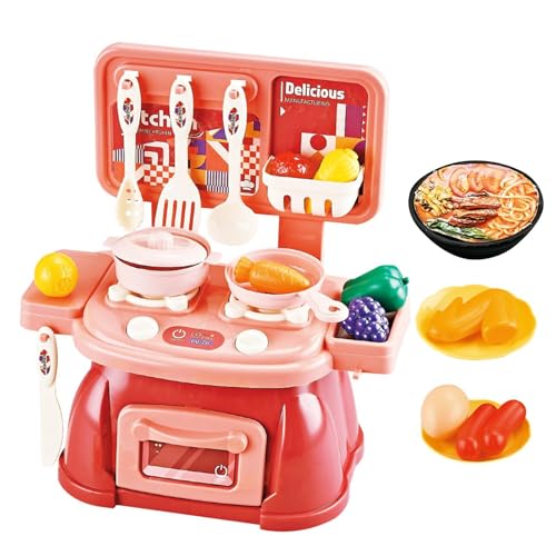 Pokronc Stellen Sie Sich vor, Sie Kochen | 30 Artikel 45-teiliges immersives Küchenspielset mit Spieltöpfen, Pfannen,Kreatives Spielküchenzubehör, sicheres Kochspielzeug für Kinder, und Mädchen ab 3 von Pokronc