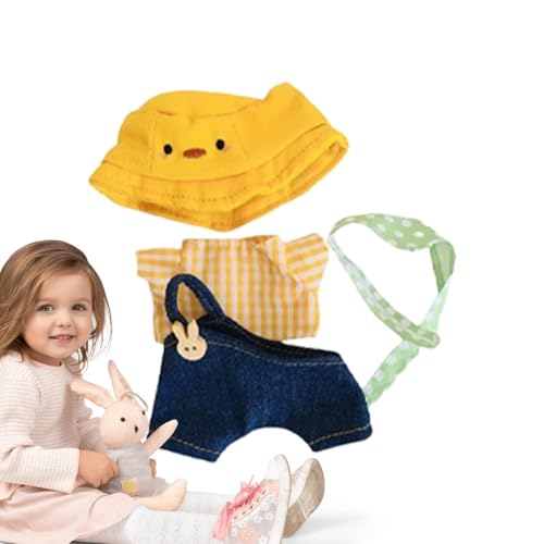 Pokronc Stofftierkleidung,Babypuppenkleidung | 17cm Puppenkleidung Plüsch Bitty Babies Zubehör | Puppenoutfit, Puppenkleidung und Accessoires für Heimdekoration, Auto von Pokronc