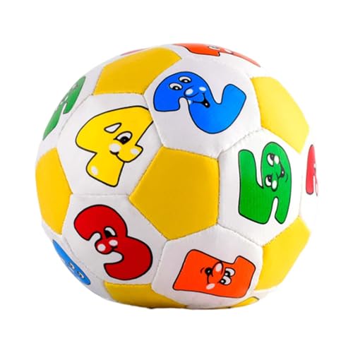 Pokronc Toddler Sport Ball Toy | Colorful Learning Toy Ball with Numbers | Children Small Soccer Ball Indoor Outdoor Development Toys for Bedroom, Living Room, Backyard von Pokronc