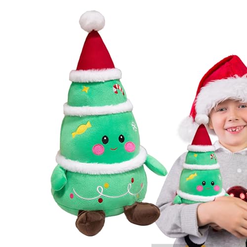 Pokronc Weihnachtspuppe, Weihnachtsplüschtiere - 9-Zoll dekorativer Weihnachtsplüsch | Gefülltes Plüschtier, Weihnachtskissen, Plüsch-Weihnachtspuppe für Kinder, Mädchen und von Pokronc