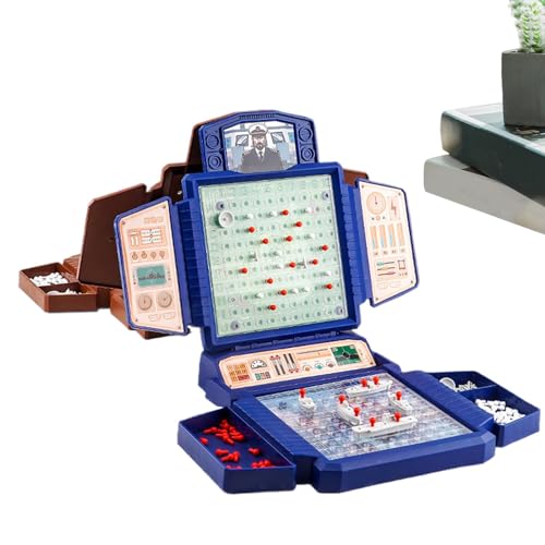 Strategie-Schachspiel, Tabletop-Strategie-Brettspiel, Interactive Desktop Family Playset, 2-Player Thinking Playset, Logic Puzzle Chess, Rot-Weiß-Stücke Für Kinder 7+ von Pokronc