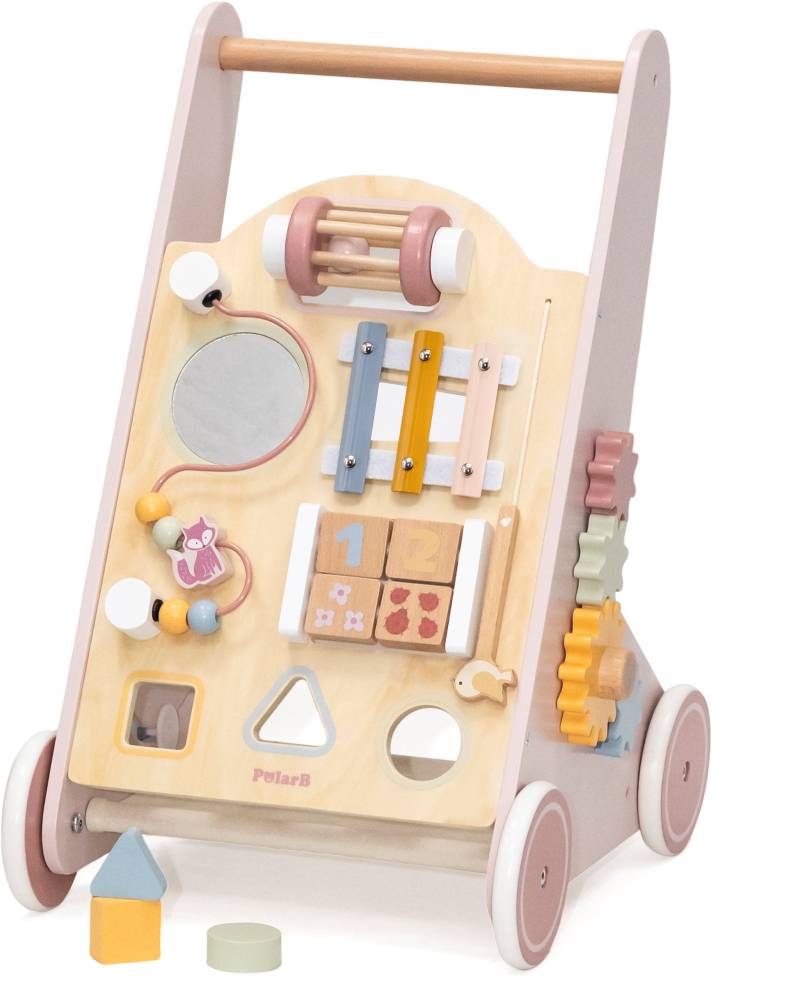 Polar B Lauflernwagen, Rosa, Babyspielzeug von Polar B