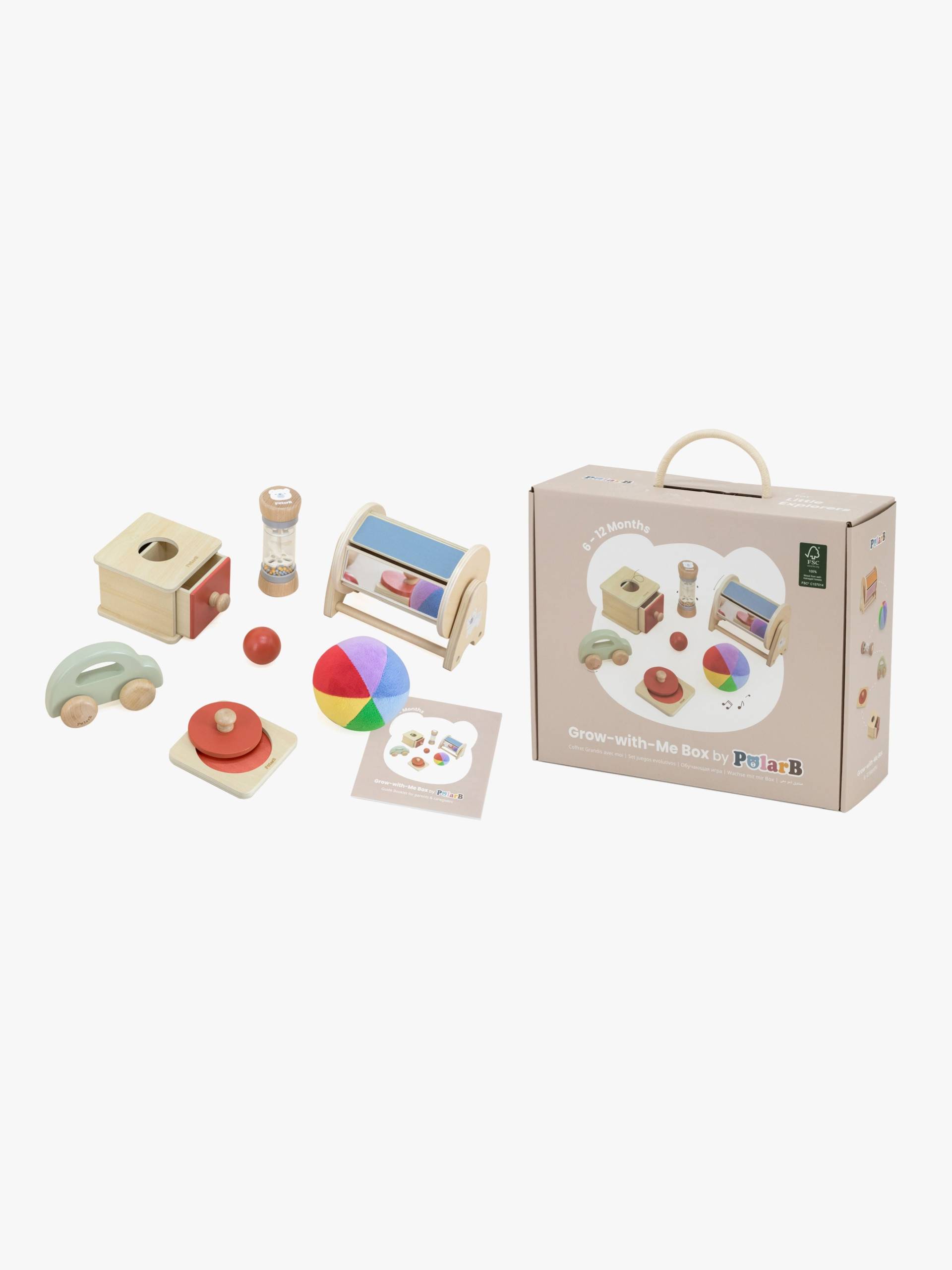 PolarB Grow-with-Me Activity-Set Little Explorers 6-12 Monate, Babyspielzeug PolarB Grow-with-Me Activity-Set Little Explorers 6-12 Monate, Babyspielzeug von Polar B