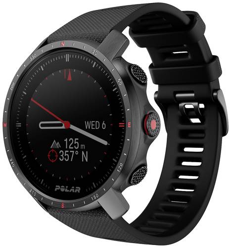 Polar GritX Pro Sportuhr 47mm M/L Schwarz von Polar