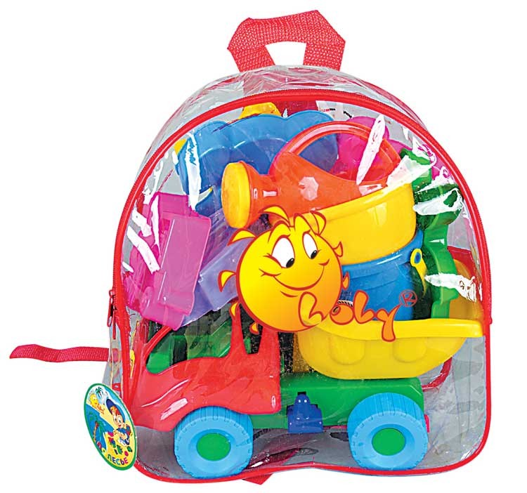 Rucksack mit Kipper Ameise und Sandset Set Nr. 301 von Polesie