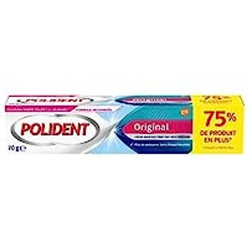 Polident Original, Fixiercreme, extra stark, für Teil- oder Vollprothesen, 70 g von Polident