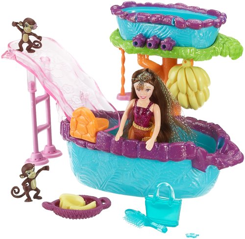 Polly Pocket Fountain Falls Wasserfall J1657 Tiere von Polly Pocket