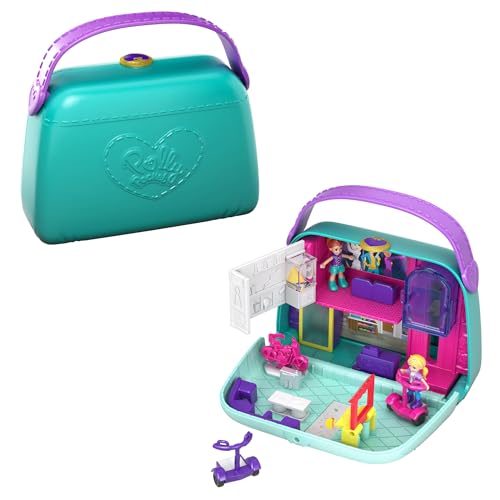 Polly Pocket GCJ86 - Einkaufszentrum Schatulle, zum Spielen und Mitnehmenn, Spielzeug ab 4 Jahren von Polly Pocket