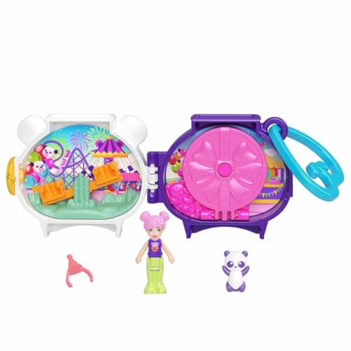 Polly Pocket Kuscheltiere Kompaktes Spielset GYV99 - Panda von Polly Pocket