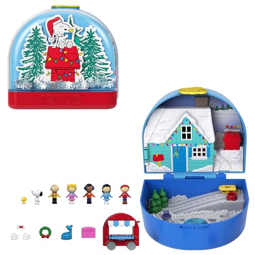 Polly Pocket x Peanuts Sammler-Schatulle, Minipuppen und Spielset, 7 thematische Zubehörteile, 4 symbolische Locations, Snoopy & Woodstock, JFV05 Polly Pocket x Peanuts Sammler-Schatulle, Minipuppen und Spielset, 7 thematische Zubehörteile, 4 symbolische Locations, Snoopy & Woodstock, JFV05 von Polly Pocket