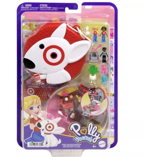 Target Polly Exklusives Spielset mit Bullseye-Figur und Zubehör von Polly Pocket