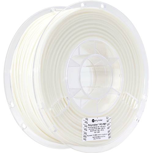 Polymaker 70259 Filament PC-PBT hitzebeständig, schlagfest, chemisch beständig 2.85mm 1000g Natur von Polymaker