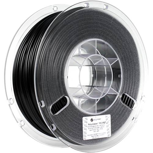 Polymaker 70261 Filament PC-PBT chemisch beständig, schlagfest, hitzebeständig 2.85mm 1000g Schwar von Polymaker