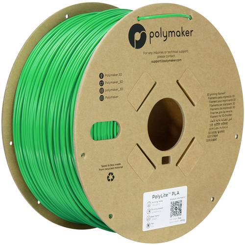 Polymaker PA02042 Filament PLA hohe Steifigkeit, hohe Zugfestigkeit 2.85mm 3000g Grün PolyLite™ 1St. von Polymaker