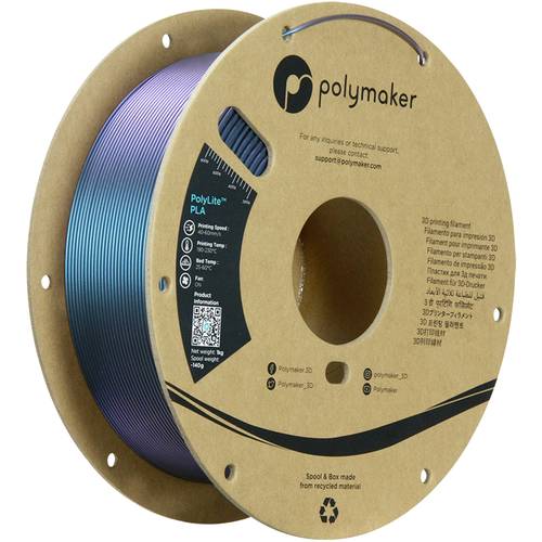 Polymaker PA02088 Starlight Filament PLA Mehrfarbig, Farbwechsel 1.75mm 1000g Starlight Twilight Pol von Polymaker