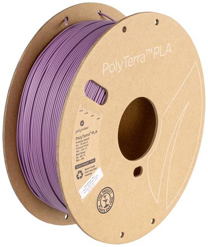 Polymaker PA04005 Muted Filament PLA geringerer Kunststoffgehalt, Matt 1.75mm 1000g Muted Purple Pol von Polymaker