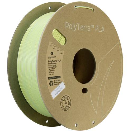 Polymaker PA04018 Dual Filament PLA geringerer Kunststoffgehalt, Matt 1.75mm 1000g Chamäleon, Blau- von Polymaker