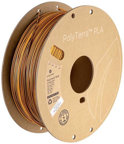 Polymaker PA04021 Dual Filament PLA geringerer Kunststoffgehalt, Matt, Mehrfarbig 1.75mm 1000g Shado von Polymaker