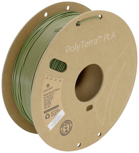 Polymaker PA04025 Dual Filament PLA geringerer Kunststoffgehalt, Matt, Mehrfarbig 1.75mm 1000g Camou von Polymaker