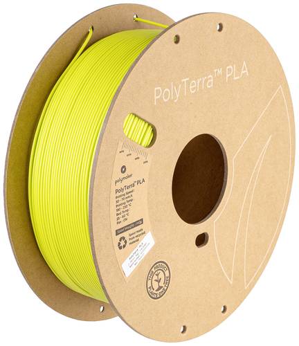 Polymaker PA04027 Regular Filament PLA geringerer Kunststoffgehalt, Matt 1.75mm 1000g Limettengrün von Polymaker