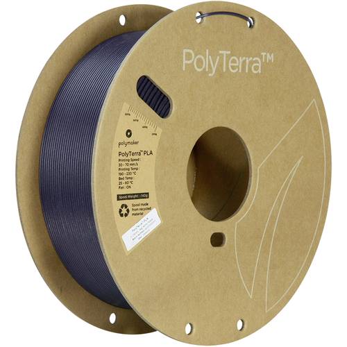 Polymaker PA04032 Regular Filament PLA geringerer Kunststoffgehalt, Matt 1.75mm 1000g Army Purple Po von Polymaker