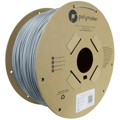 Polymaker PA06025 Filament Tough PLA schlagfest 1.75mm 3000g Grau PolyMax™ 1St. von Polymaker