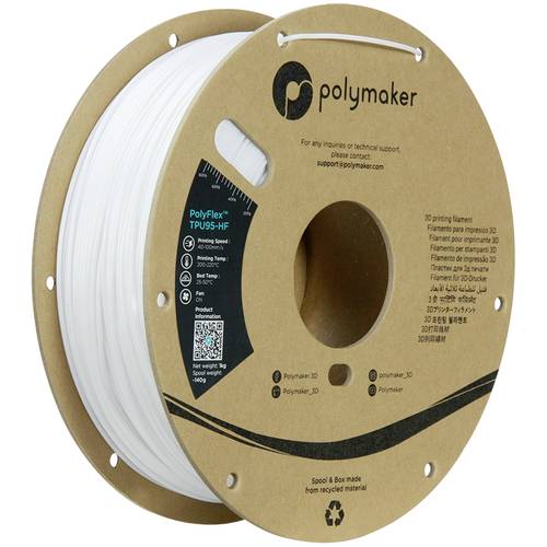 Polymaker PD03002 TPU95-HF Filament TPU, Flexibles Filament flexibel, Highspeed Filament, UV-bestän von Polymaker