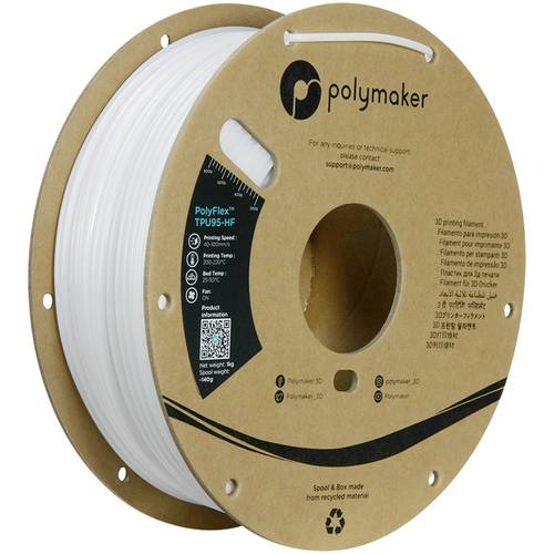 Polymaker PD03005 TPU95-HF Filament TPU, Flexibles Filament flexibel, Highspeed Filament, UV-bestän von Polymaker