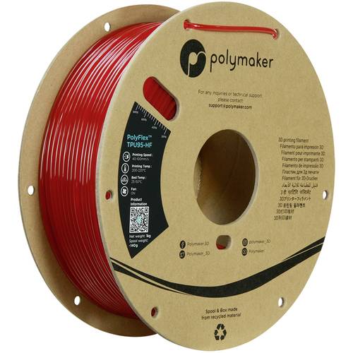 Polymaker PD03008 TPU95-HF Filament TPU, Flexibles Filament flexibel, Highspeed Filament, UV-bestän von Polymaker