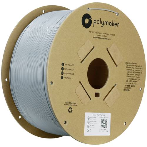 Polymaker PF01023 Grey Filament ASA UV-beständig, witterungsbeständig, hitzebeständig, schlagfest von Polymaker