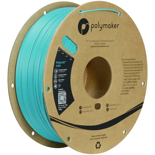 Polymaker PF01029 Teal Filament ASA UV-beständig, witterungsbeständig, hitzebeständig, schlagfest von Polymaker