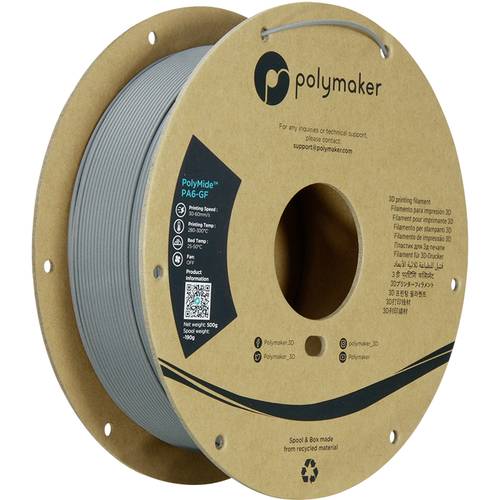 Polymaker PG02001 Filament PA6-GF chemisch beständig, Glasfaserverstärkt, hitzebeständig, hohe St von Polymaker