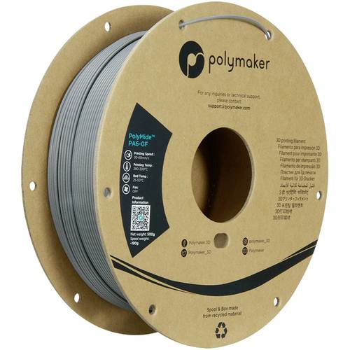 Polymaker PG02002 Filament PA6-GF chemisch beständig, Glasfaserverstärkt, hitzebeständig, hohe St von Polymaker