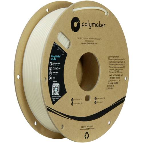 Polymaker PG05004 CoPA Filament PA-Nylon hitzebeständig, hohe Zugfestigkeit 2.85mm 750g Klar PolyMi von Polymaker