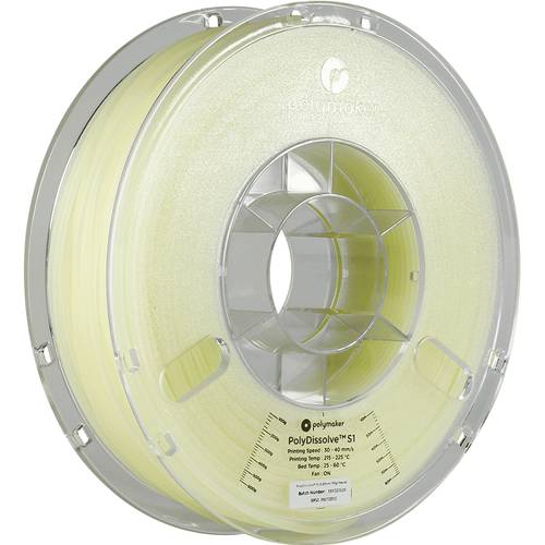 Polymaker PH01002 Polydissolve S1 Filament PVA wasserlöslich 2.85mm 750g Natur 1St. von Polymaker