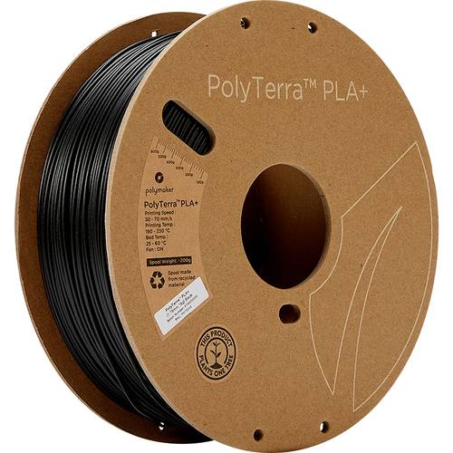 Polymaker PM70945 Regular Filament PLA+ geringerer Kunststoffgehalt, hohe Steifigkeit 1.75mm 1000g S von Polymaker