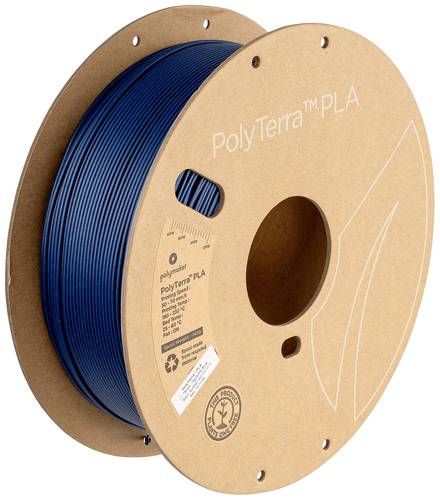 Polymaker PM70956 Regular Filament PLA geringerer Kunststoffgehalt, Matt 1.75mm 1000g Army Blue Poly von Polymaker