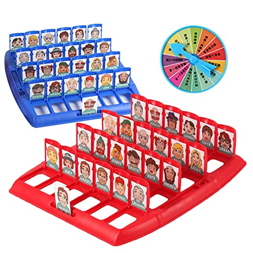 Familie Kinder Brettspiel, 48-teiliges Familien-Brettspiel, Eltern Kind Interaktives Spielzeug Logische Argumentation Desktop Freizeit Spiel Frühkindliche Lernspiel,Family Erraten Spiele (Englische von Pomrone