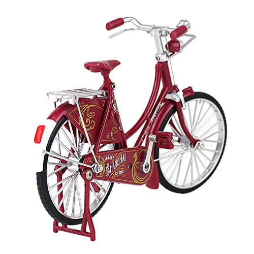 Pomrone Finger Bike Modell Retro Mini Bike Mit Simuliertem Metallrahmen Für Männer Und Frauen,Spielzeug Miniatur Gebirgs Kuchenaufsatz, Finger Fahrrad Fahrrad Modell Spielzeug Für Wohnkultur von Pomrone