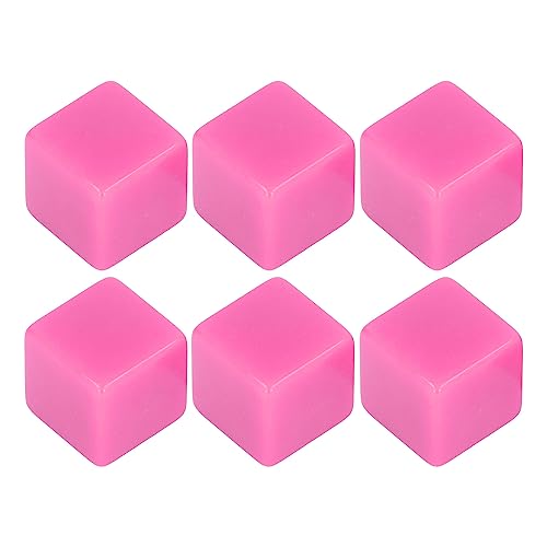 Blanko-Würfel, DIY, Mathematik, Zählen, Bildung, Blanko-Würfel-Set, Individuell für Partys (Rosa) von Pongnas