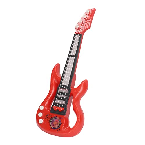 Musik Gitarre Spielzeug Multifunktionale Elektronische Handheld Gitarre Musik Bildung Kunststoff Mädchen für Aufklärung (Typ 4) von Pongnas