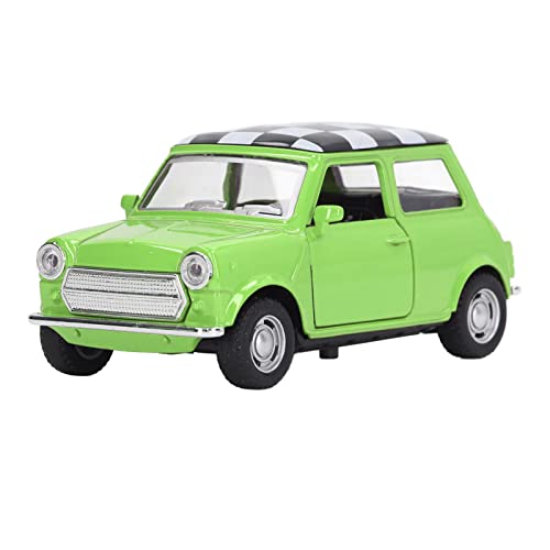Pongnas 1/32 Automodell, Zurückziehbares Autospielzeug, Langlebige, Niedliche Legierung, Leichte Simulation mit Offenen Türen, Als Geschenk für (Green) von Pongnas