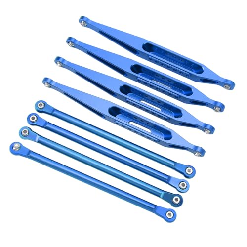 Pongnas Obere Unterlenker der Aufhängung, Präzisionsgefertigtes RC-Ober-Unterlenker-Kit, Ideal für Reparaturen (Blue) von Pongnas