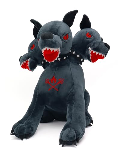 Ponjauk 14 Zoll Cerberus Plüsch Hund Scary Plushies Squishable Kuscheltiere Plüschtiere für Kinder von Ponjauk