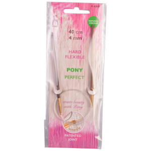 Pony Perfect Rundstricknadeln Holz 40cm 4,00mm / 23.6in US6 von Pony