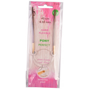 Pony Perfect Rundstricknadeln Holz 40cm 4,50mm / 23.6in US7 von Pony